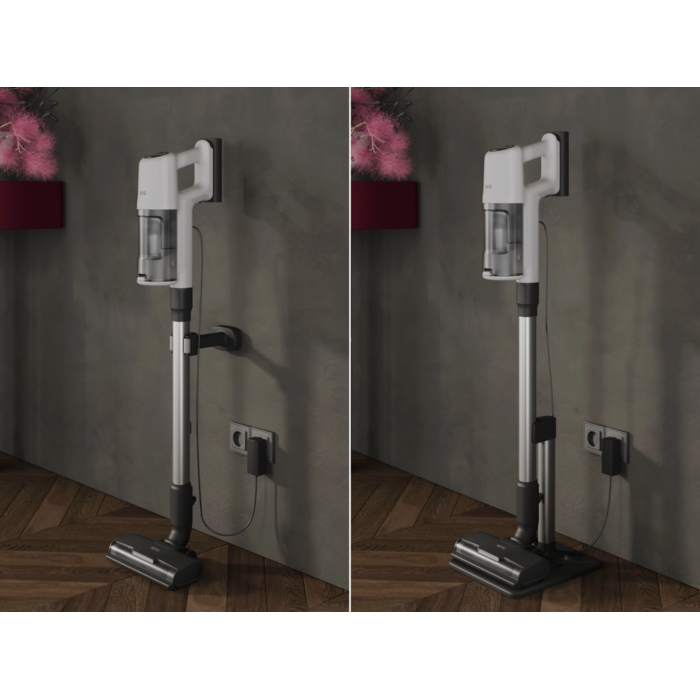 Cordless cleaner designed for easy and convenient storage.