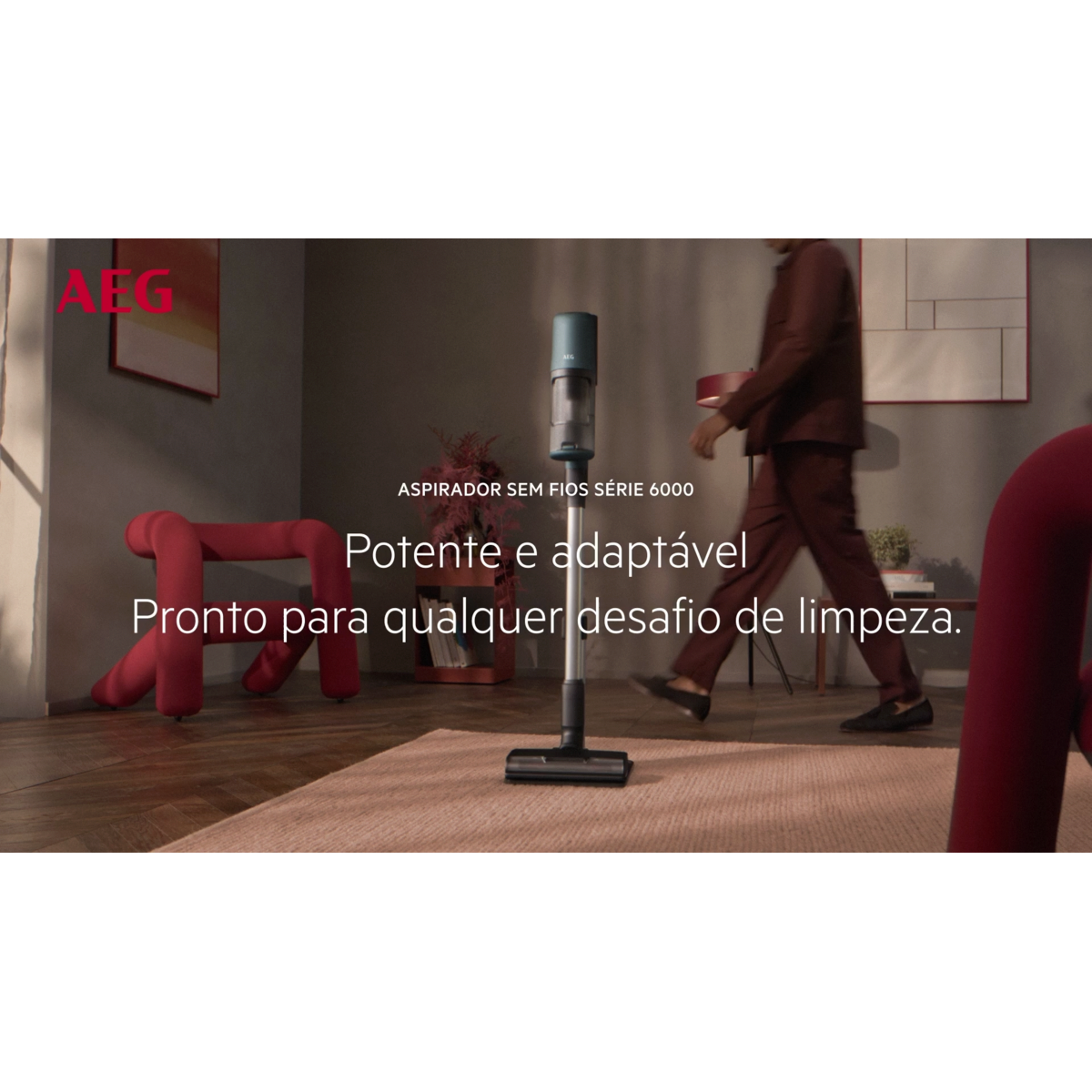 AEG - Aspirador vertical sem fio - AP61CB21OG