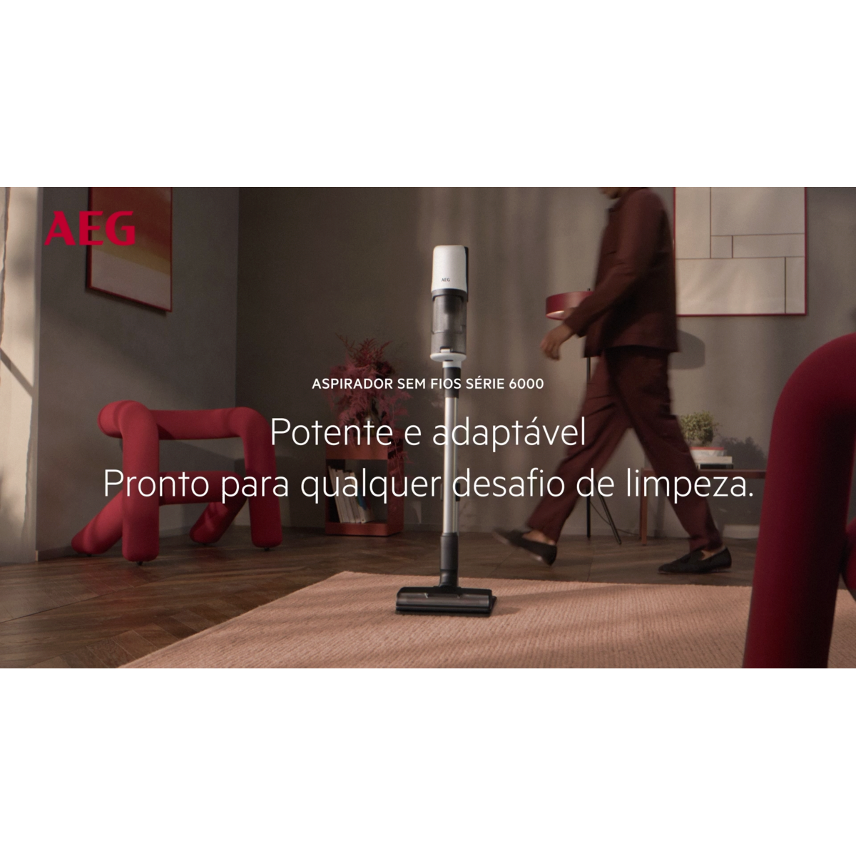 AEG - Aspirador vertical sem fio - AP61CB21SH