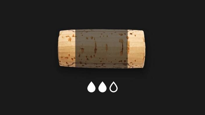Cortiça em perfeitas condições de humidade