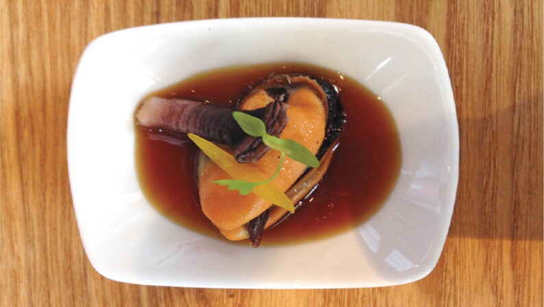 Arnaldo Azevedo | Caldo de cebola tostada com mexilhão e percebes