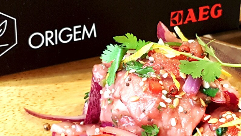 Fábio Bernardino | Ceviche de frutos vermelhos